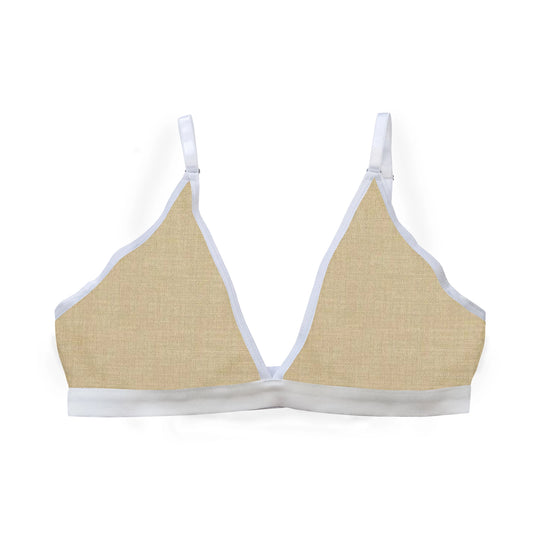 Bralette sin Varilla en Algodón Antialérgico con espuma removible y ajuste cómodo.