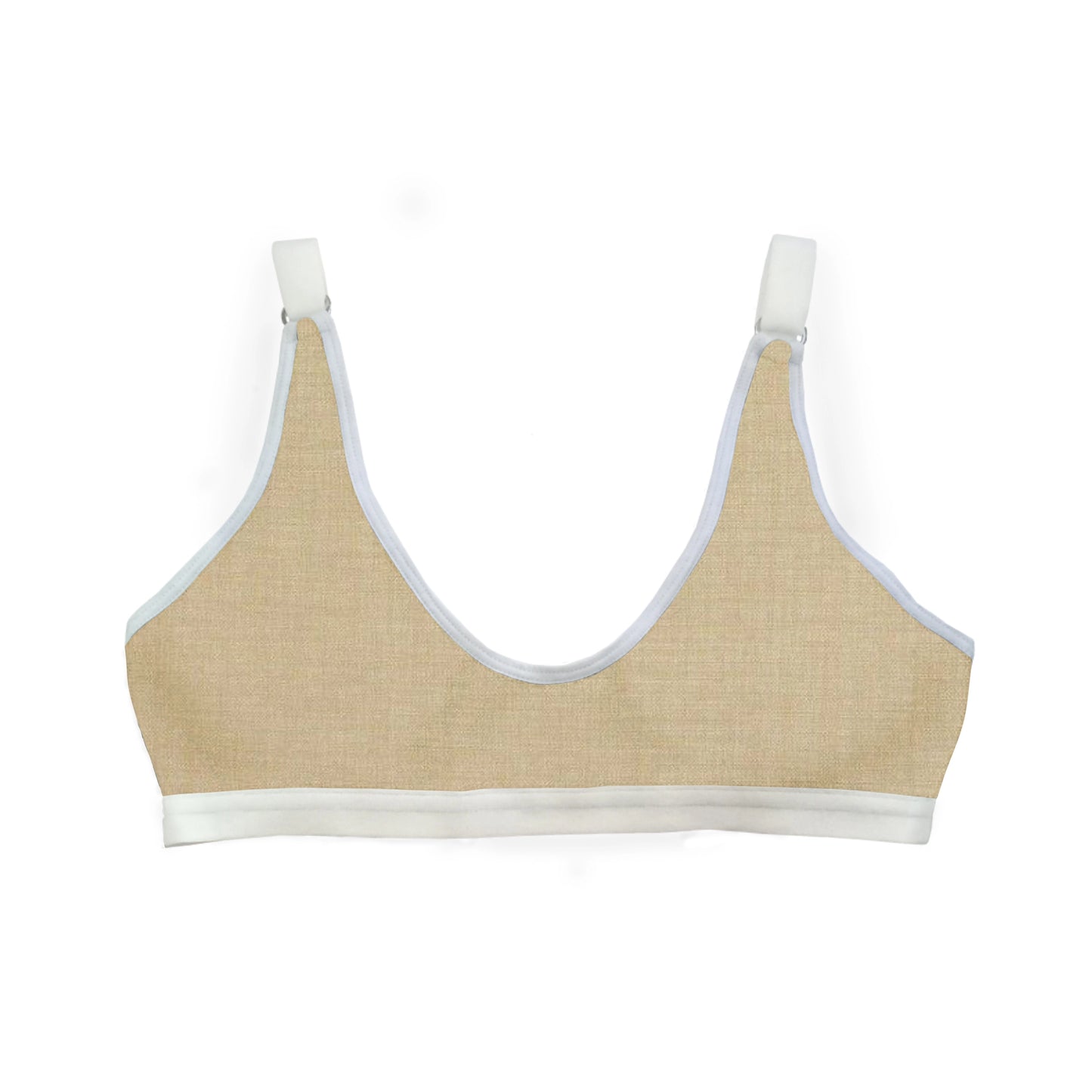 Top en algodón sin varillas, con espuma removible y cargaderas anchas