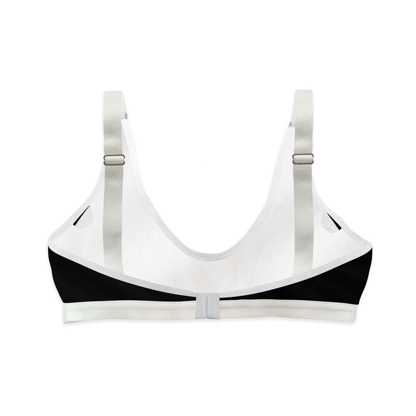 Top en algodón sin varillas, con espuma removible y cargaderas anchas.
