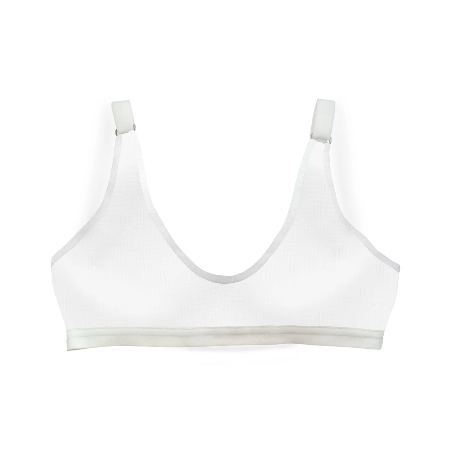 Top en algodón sin varillas, con espuma removible y cargaderas anchas.